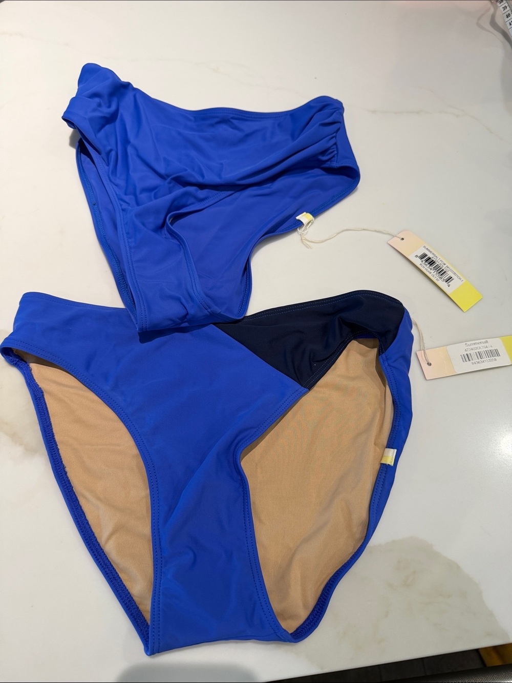 Women's Royal Blue Swim Bikini Bottoms